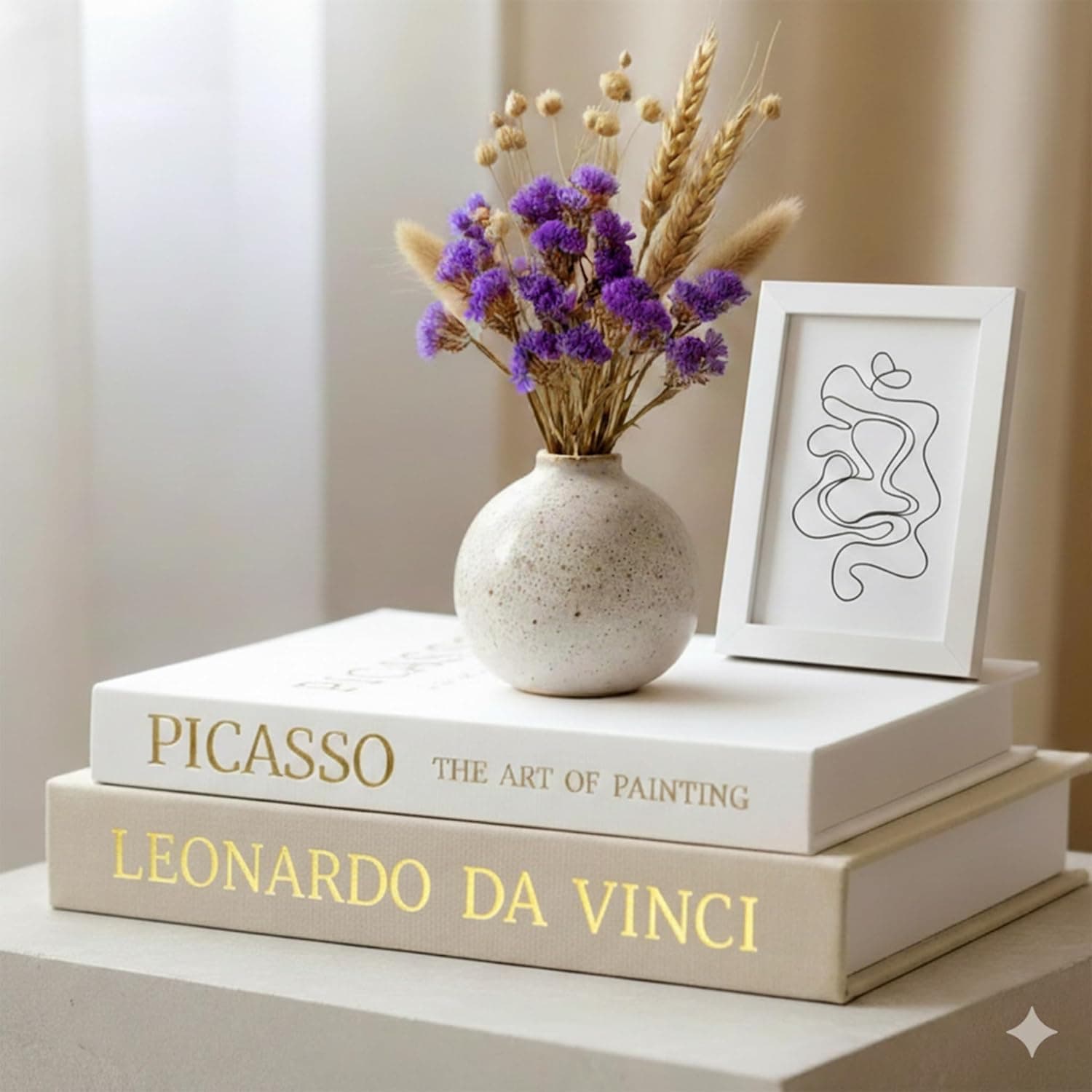 pipi&titi Decorative Books with Picture Frame Set